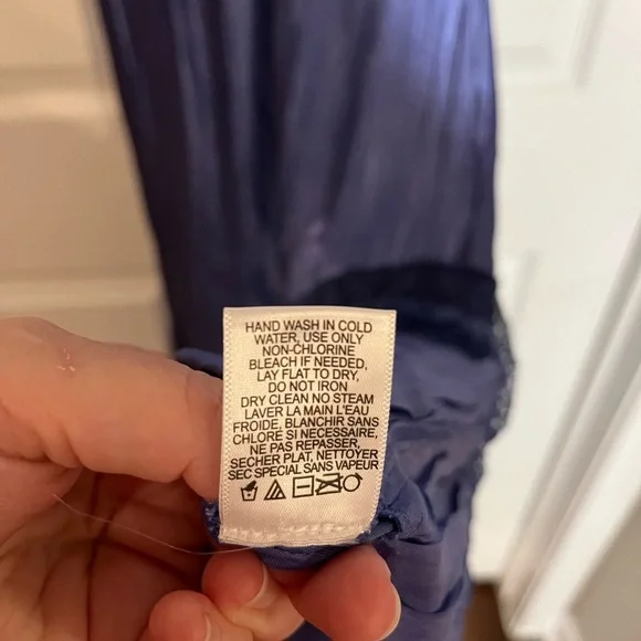 KOMAROV Beaded Charmeuse & Chiffon Tiered Dress Size M - Picture 10 of 10